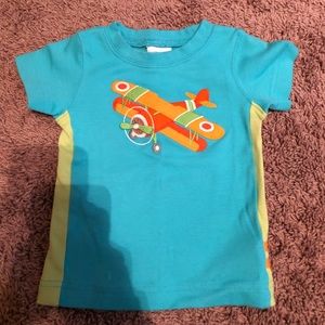 Ricrac and ruffles airplane shirt